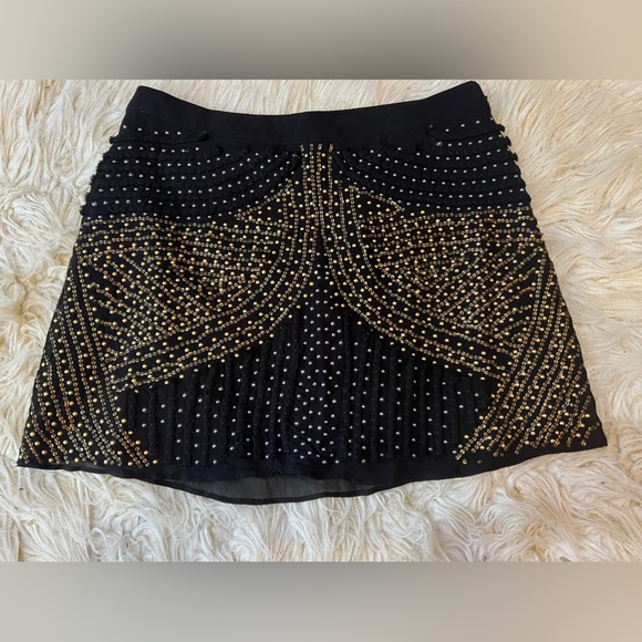 New Nasty Gal Black Sequined Skirt Size S - Picture 5 of 8